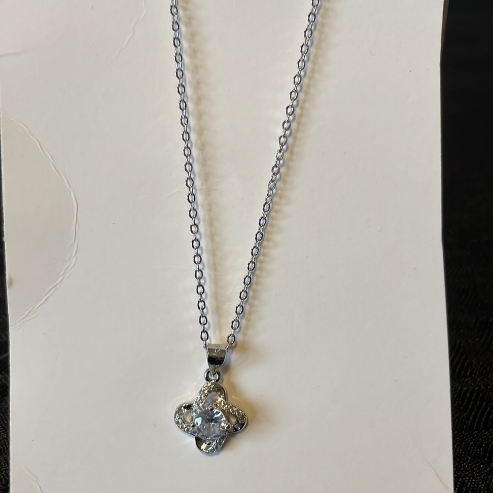 18” sterling silver necklace with Pendent New - Picture 14 of 16